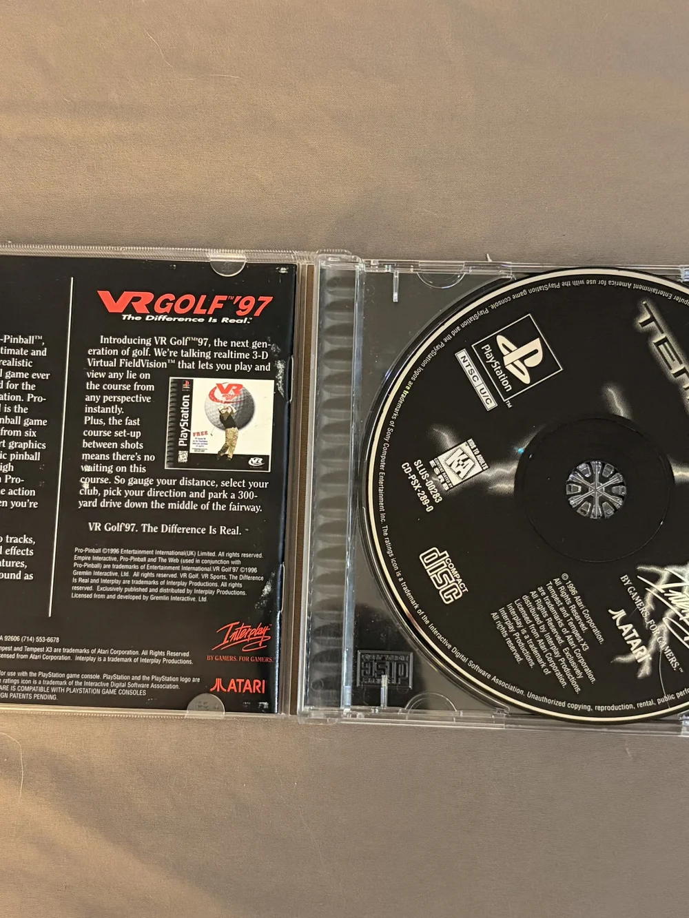 Sony Gran Turismo PS1 Greatest Hits - Black & Green Cover